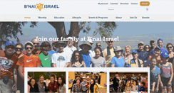 Desktop Screenshot of bnaiisraelcong.org